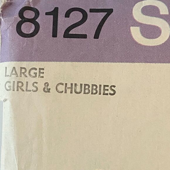 Simplicity 8127 Pattern Pajama Nightgown Robe Girls & Chubbies Large Vintage - Picture 5 of 6